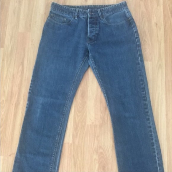 ZARA 003 Slim Fit Low Waist Blue Jeans - Picture 2 of 8